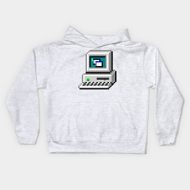 My Computer - Windows 95 Kids Hoodie by MalcolmDesigns